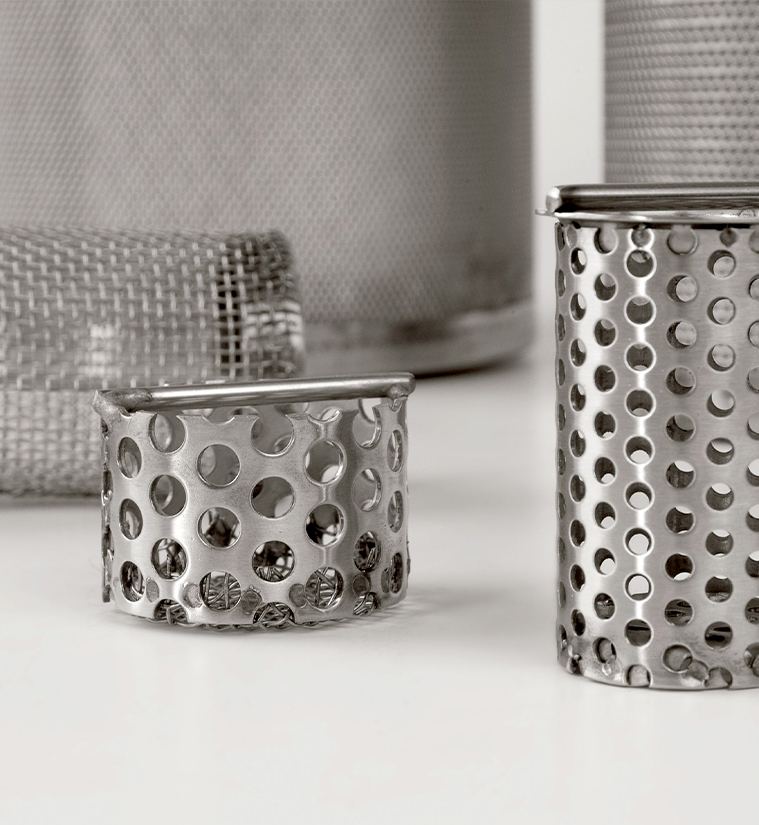Filtros especiales chapas perforadas nomen
