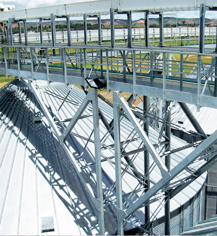 Acopio silos agro industria chapa perforada