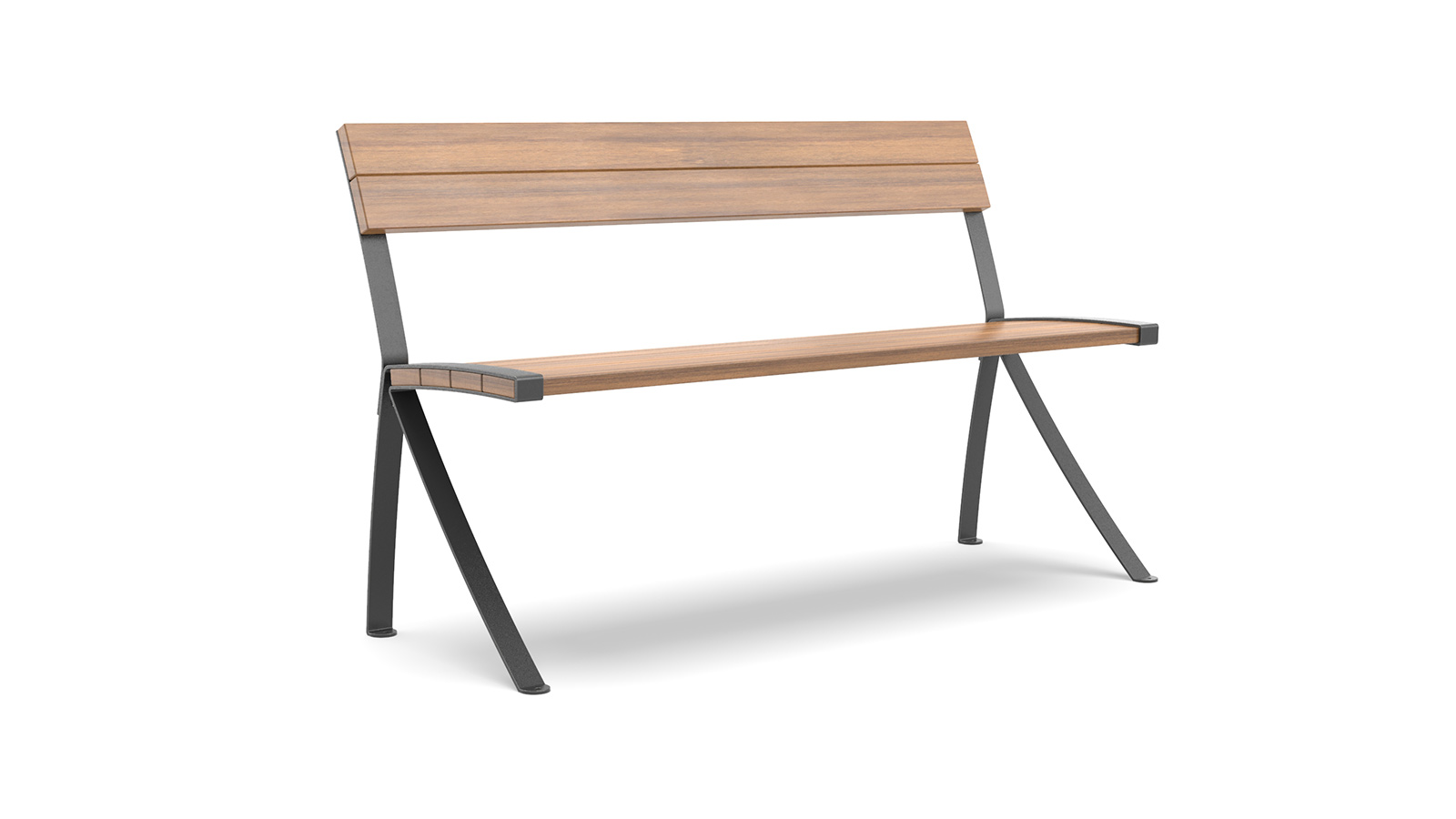 Banco de madera para plazas