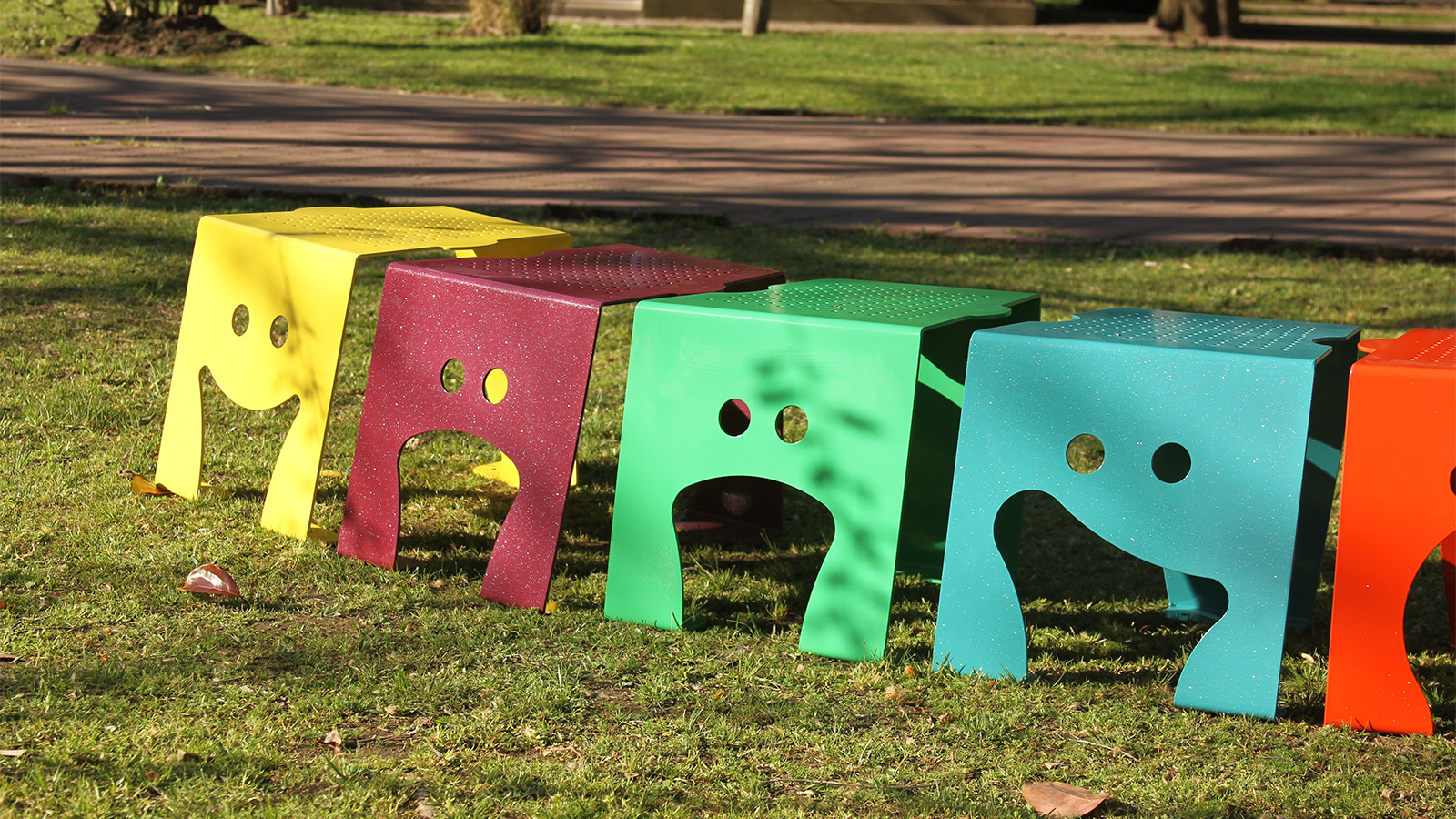 Banco modular encastrable de diseño Nomen