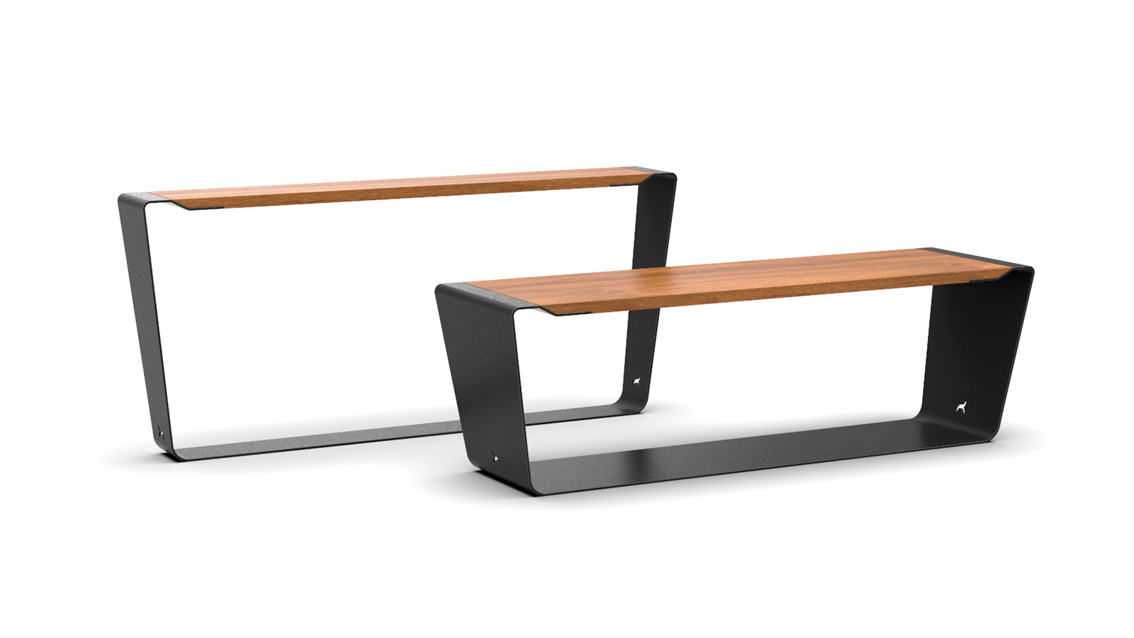Silla apoyo isquial de madera y chapa