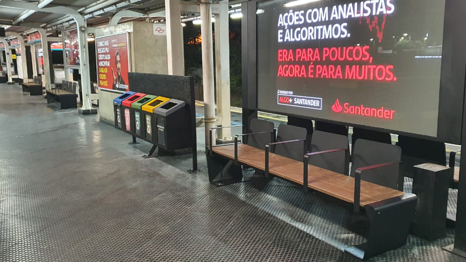Banco chapa laser y madera