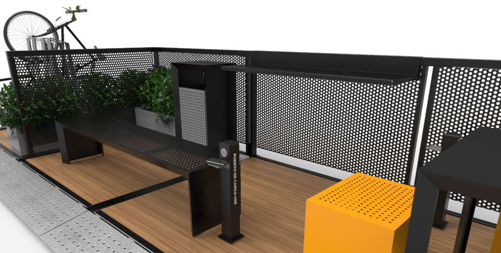 Parklets sustentable ampliacion de veredas