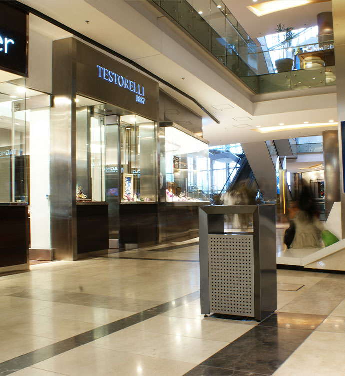 Cesto Arco en shopping DOT